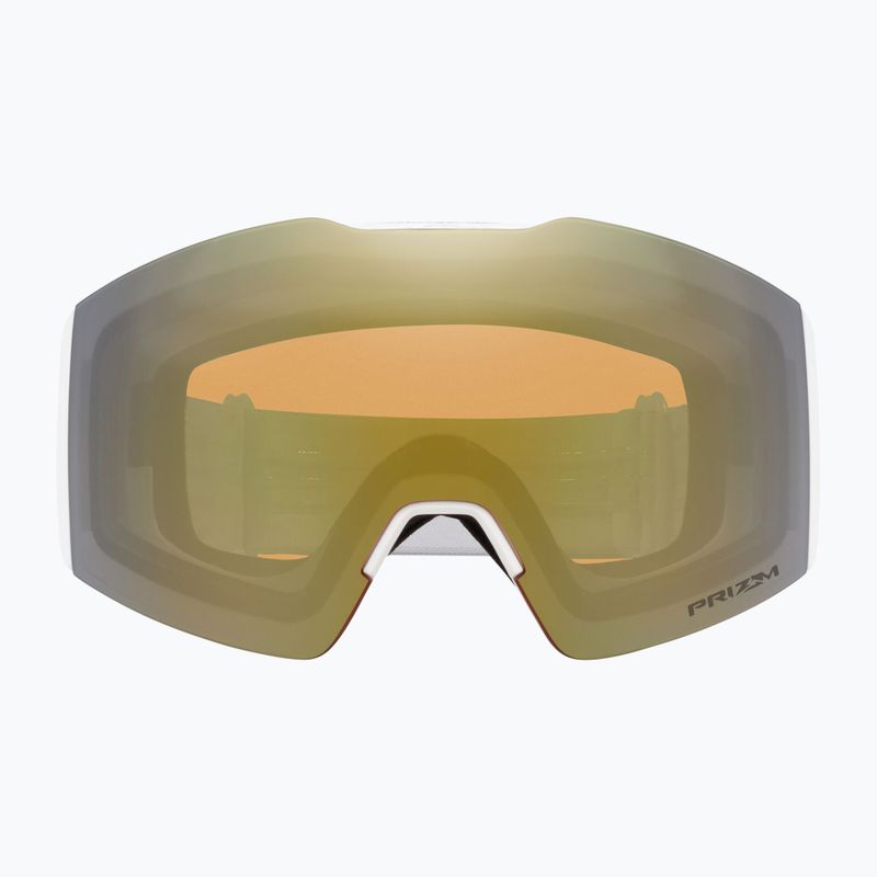 Gogle narciarskie Oakley Fall Line M white leopard/prizm sage gold iridium 2