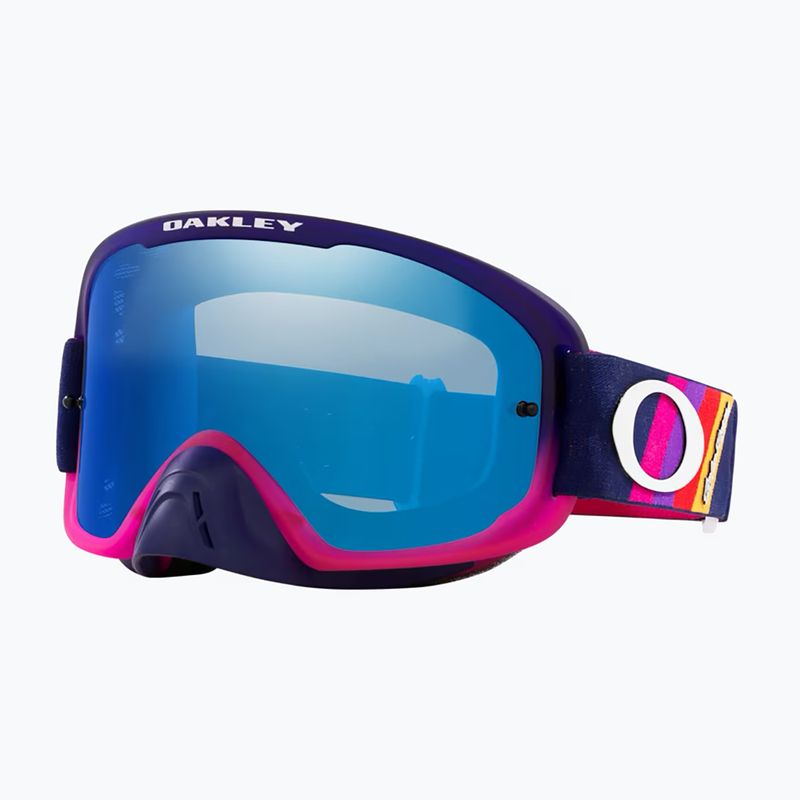 Gogle rowerowe Oakley O Frame 2.0 Pro MTB tld navy stripes/black ice iridium 5