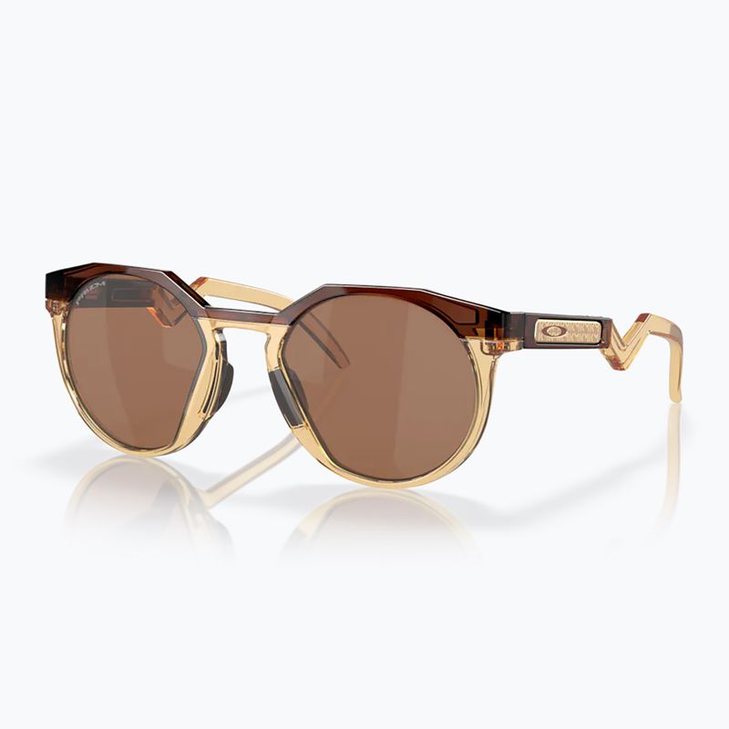 Okulary przeciwsłoneczne Oakley HSTN Kylian Mbappé Signature Series dark amber/light curry 6