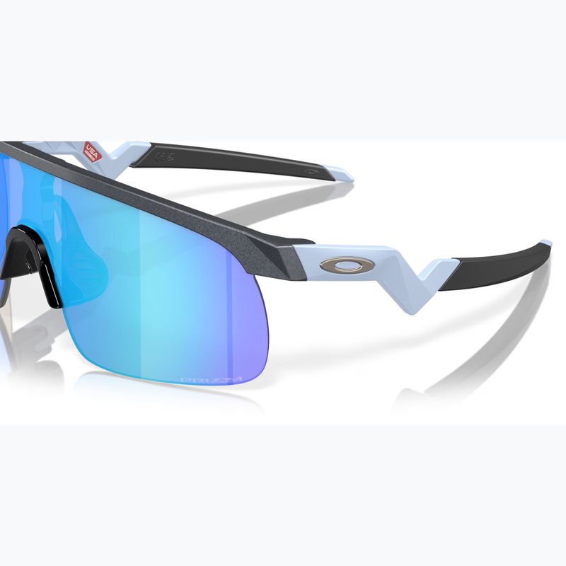 Okulary przeciwsłoneczne dziecięce Oakley Resistor blue steel/prizm sapphire 10