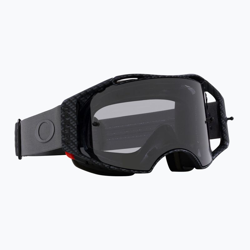 Gogle rowerowe Oakley Airbrake MTB carbon fiber/light grey