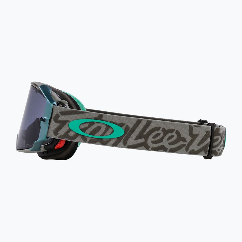 Gogle rowerowe Oakley Airbrake MTB tld tactical green/light grey 6