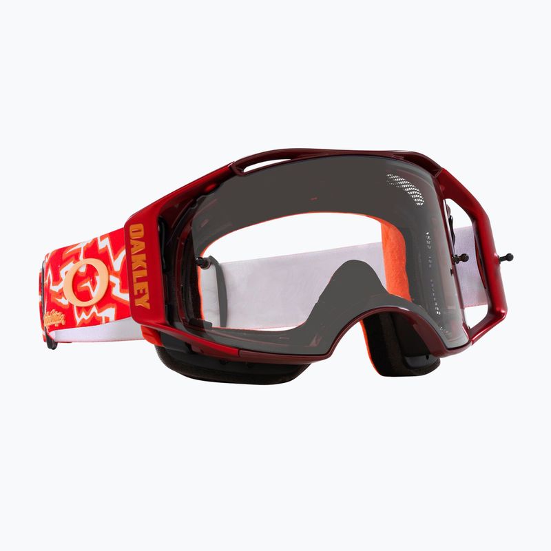 Gogle rowerowe Oakley Airbrake MTB tld red lightning/clear