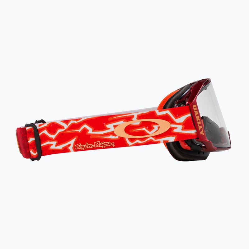 Gogle rowerowe Oakley Airbrake MTB tld red lightning/clear 2