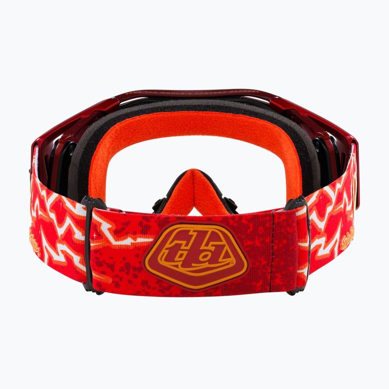 Gogle rowerowe Oakley Airbrake MTB tld red lightning/clear 4