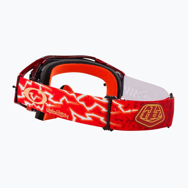 Gogle rowerowe Oakley Airbrake MTB tld red lightning/clear 5