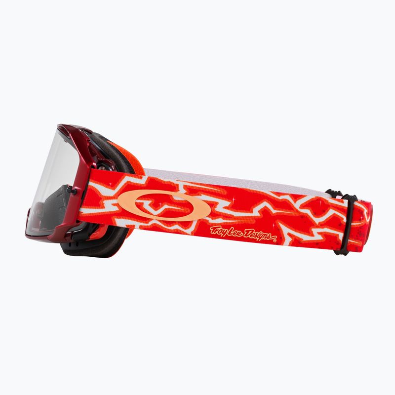 Gogle rowerowe Oakley Airbrake MTB tld red lightning/clear 6