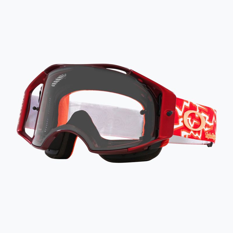 Gogle rowerowe Oakley Airbrake MTB tld red lightning/clear 7
