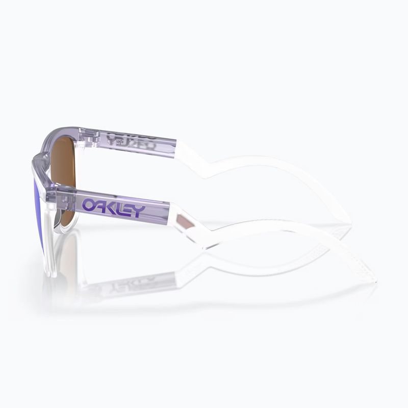 Okulary przeciwsłoneczne Oakley Frogskins Hybrid matte trans lilac/clear prizm violet 3