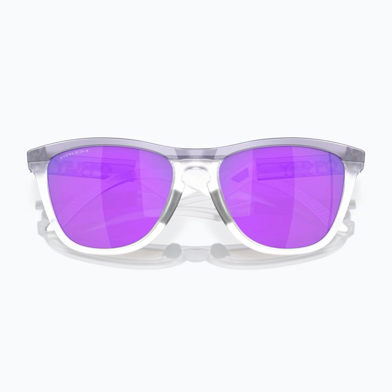 Okulary przeciwsłoneczne Oakley Frogskins Hybrid matte trans lilac/clear prizm violet 5