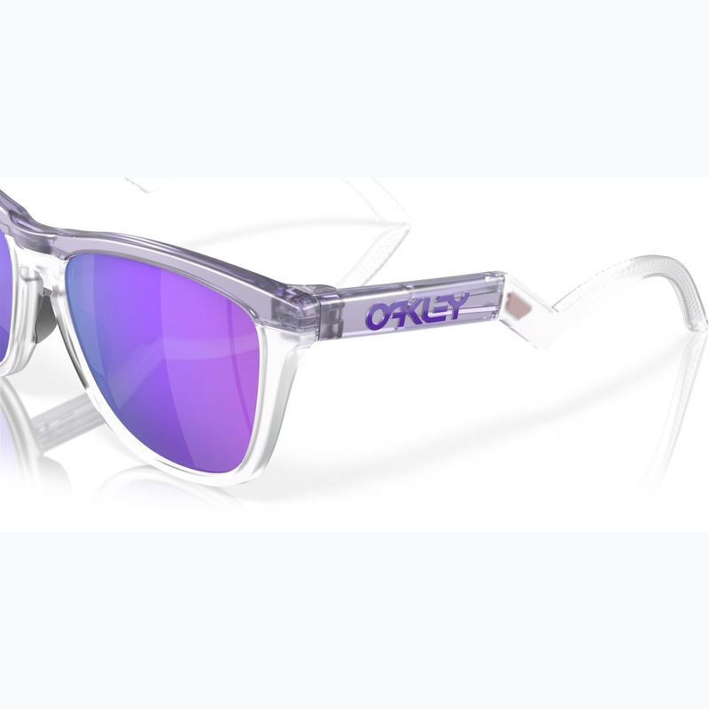 Okulary przeciwsłoneczne Oakley Frogskins Hybrid matte trans lilac/clear prizm violet 6