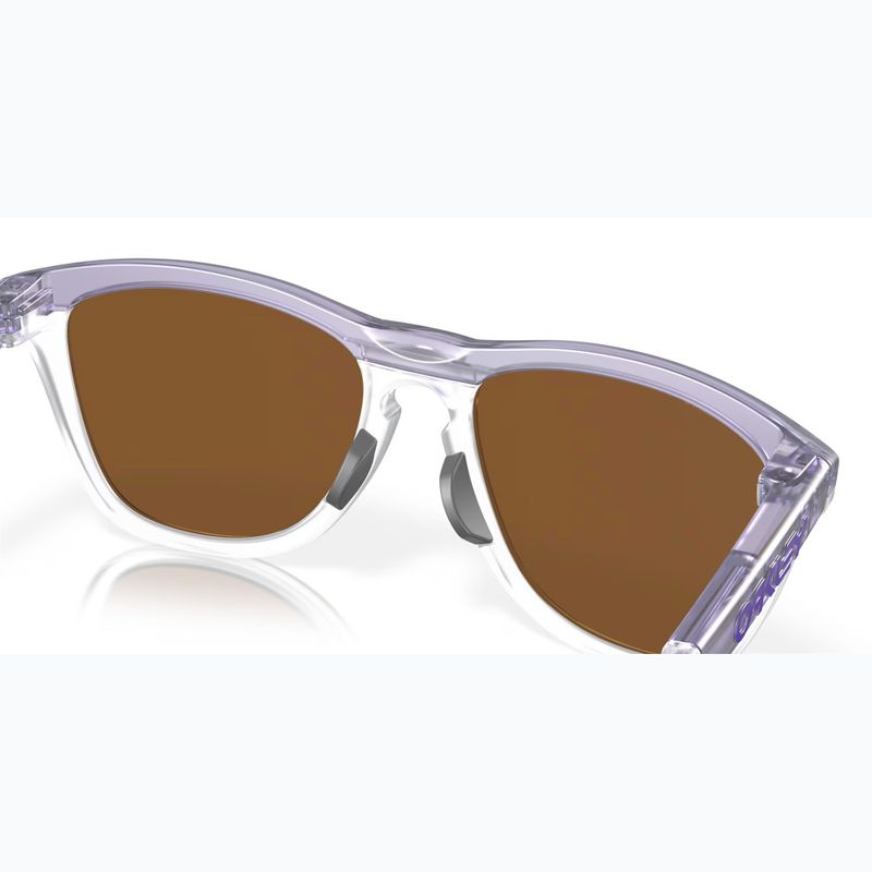 Okulary przeciwsłoneczne Oakley Frogskins Hybrid matte trans lilac/clear prizm violet 7