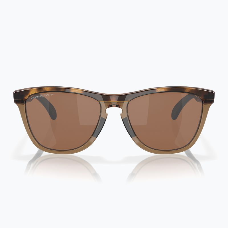 Okulary przeciwsłoneczne Oakley Frogskins Range brown tortoise/brown smoke 2