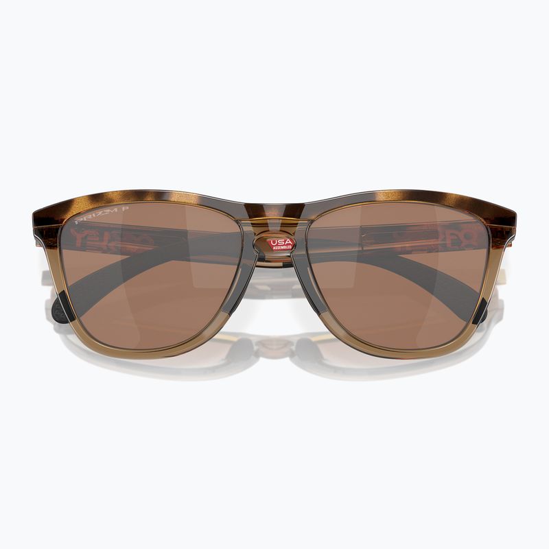Okulary przeciwsłoneczne Oakley Frogskins Range brown tortoise/brown smoke 5