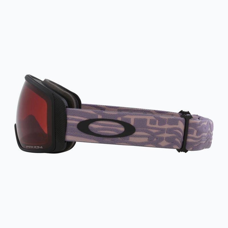 Gogle narciarskie Oakley Flight Tracker M toadstool wave/prizm snow garnet 4