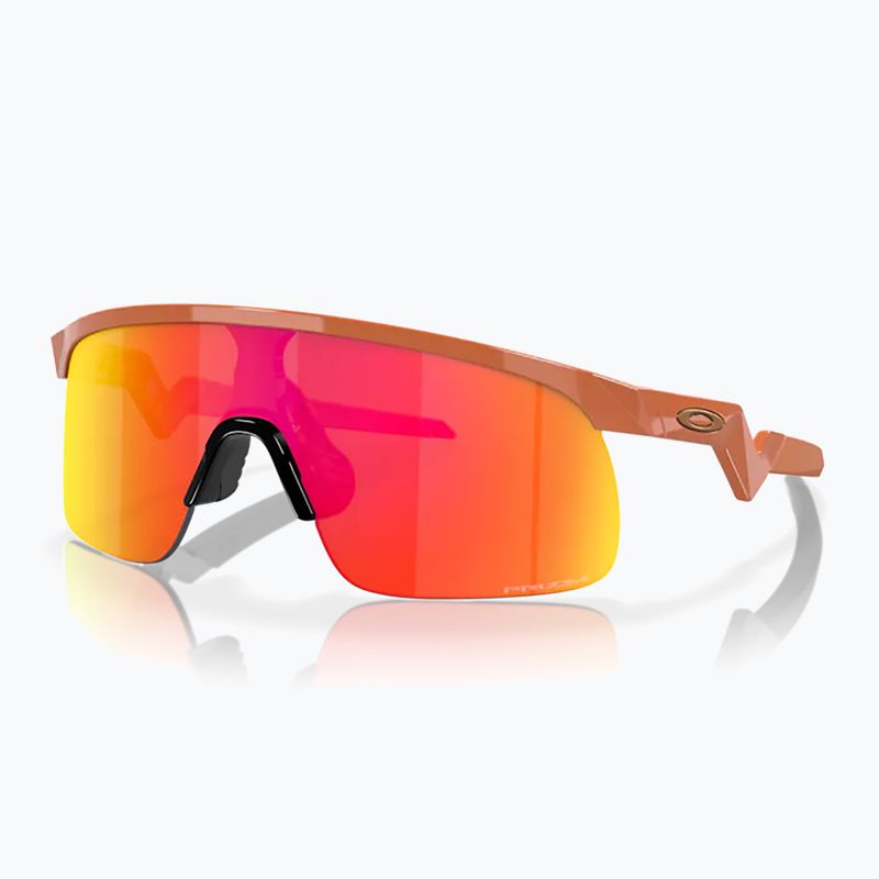 Okulary przeciwsłoneczne dziecięce Oakley Resistor ginger/prizm ruby