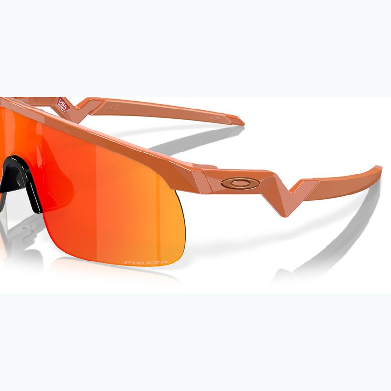 Okulary przeciwsłoneczne dziecięce Oakley Resistor ginger/prizm ruby 6