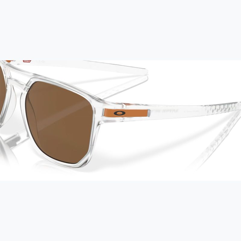 Okulary przeciwsłoneczne Oakley Latch Beta matte clear/prizm bronze 6