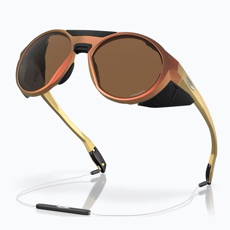Okulary przeciwsłoneczne Oakley Clifden matte red gold colorshift/prizm bronze 4