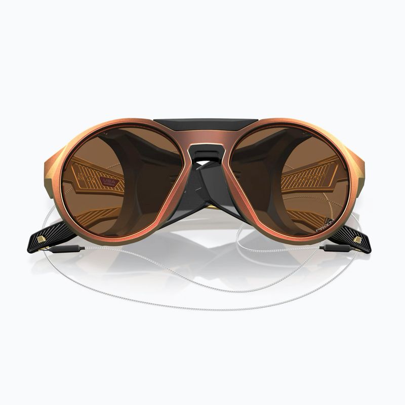 Okulary przeciwsłoneczne Oakley Clifden matte red gold colorshift/prizm bronze 5