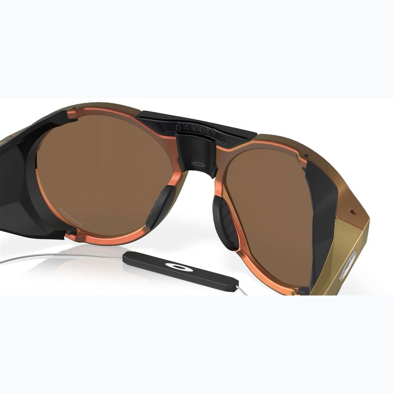 Okulary przeciwsłoneczne Oakley Clifden matte red gold colorshift/prizm bronze 7