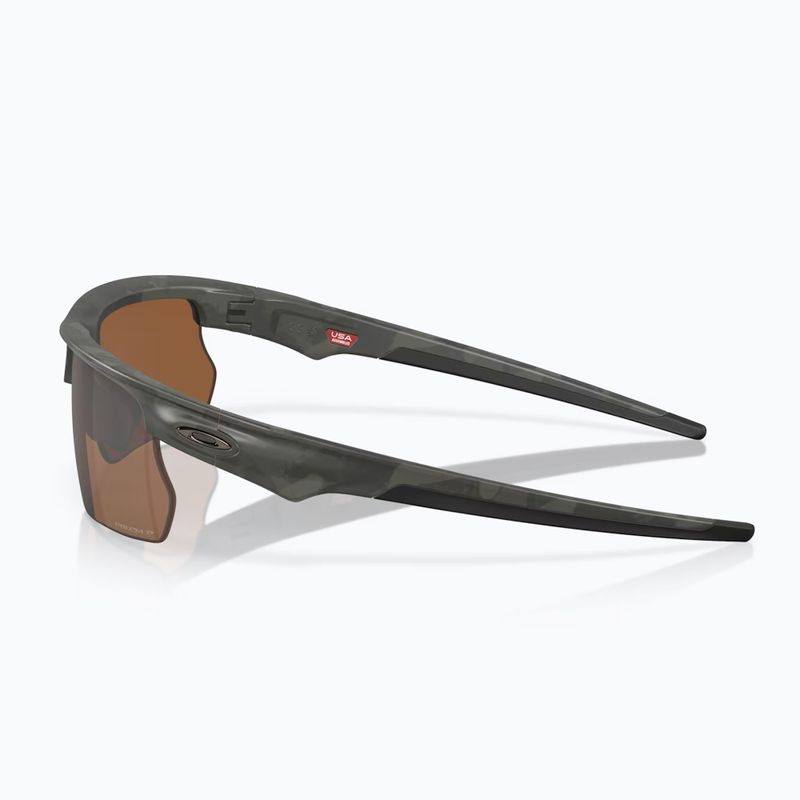 Okulary przeciwsłoneczne Oakley Bisphaera matte olive shadow camo/prizm tungsten polarized 3
