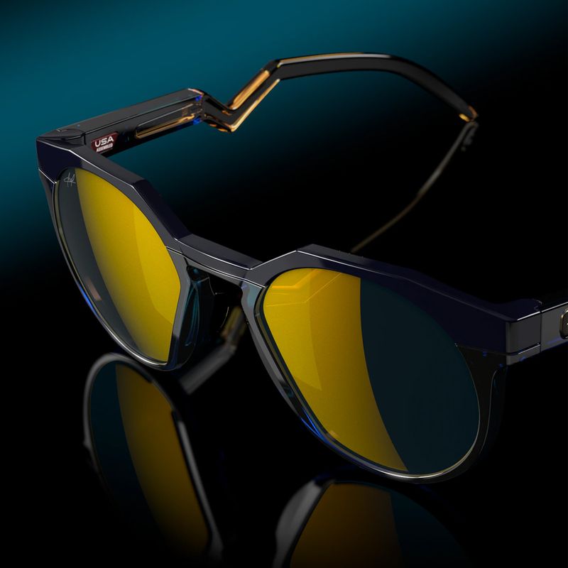 Okulary przeciwsłoneczne Oakley HSTN Kylian Mbappé Signature Series navy trans blue/prizm 24k polarized 6