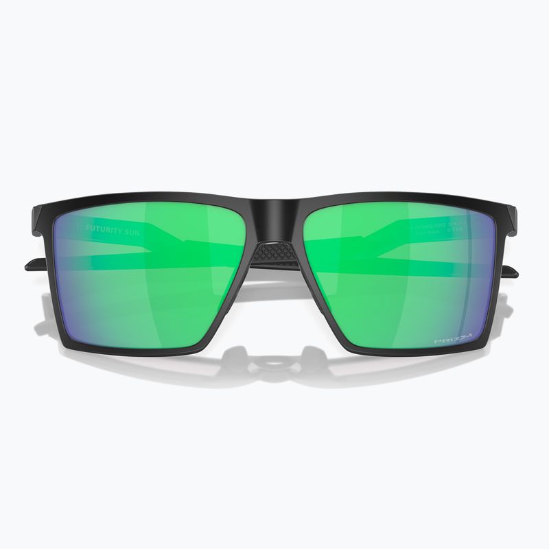 Okulary przeciwsłoneczne Oakley Futurity satin black/prizm jade 9