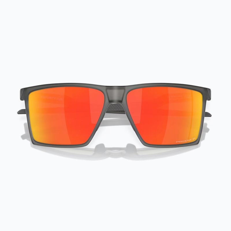 Okulary przeciwsłoneczne Oakley Futurity satin grey smoke/prizm ruby polarized 5
