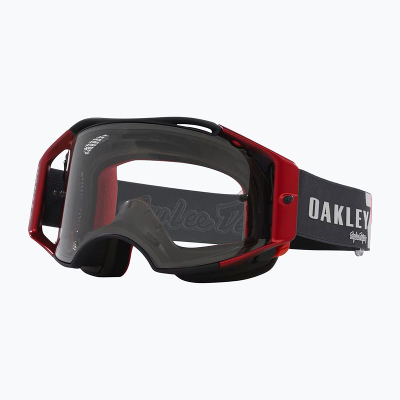 Gogle rowerowe Oakley Airbrake MTB Troy Lee Designs rwb stars/clear