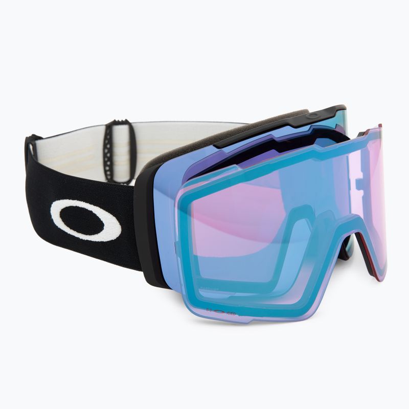Gogle narciarskie Oakley Line Miner Pro L matte black/prizm sapphire/prizm iced