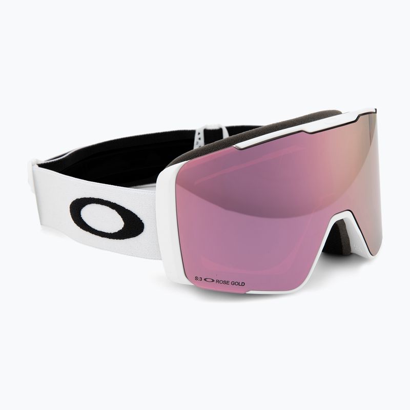 Gogle narciarskie Oakley Line Miner Pro M matte white/prizm rose gold/prizm sapphire 2