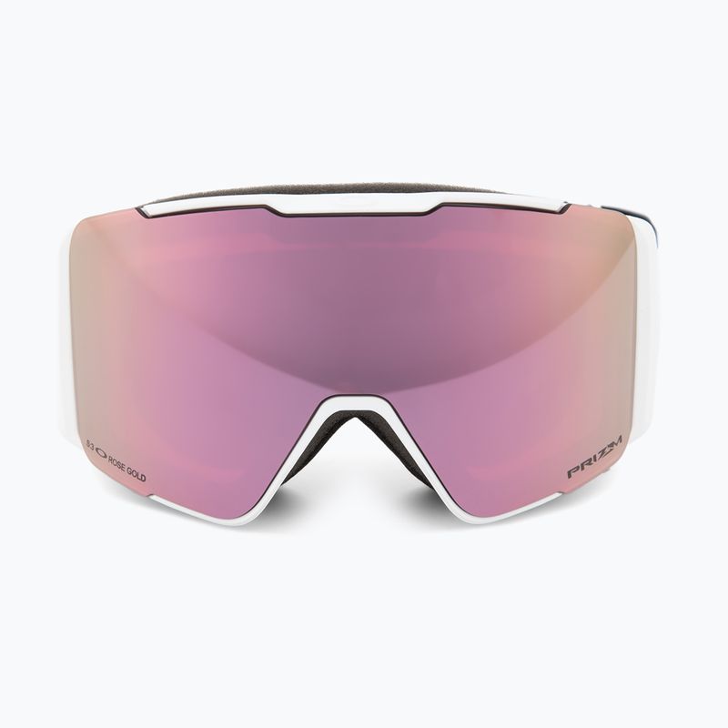 Gogle narciarskie Oakley Line Miner Pro M matte white/prizm rose gold/prizm sapphire 3