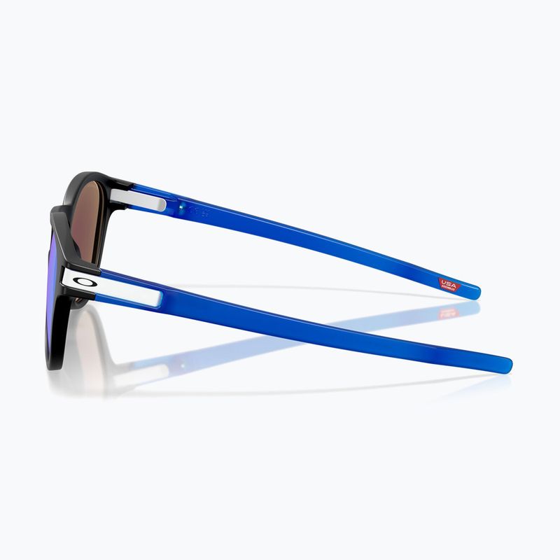 Okulary przeciwsłoneczne Oakley Latch matte black/prizm sapphire 6