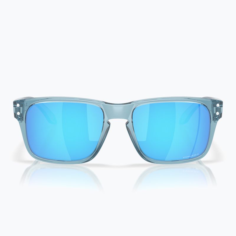 Okulary przeciwsłoneczne dziecięce Oakley Holbrook XXS transparent stonewash/prizm sapphire 2