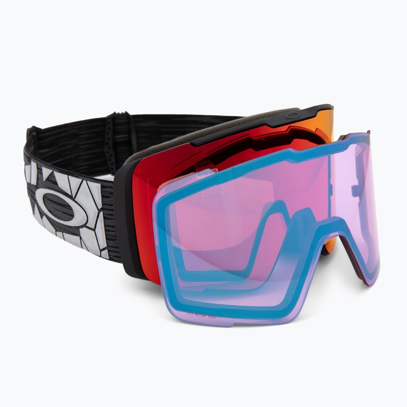 Gogle narciarskie Oakley Line Miner Pro L black reinforce/prizm torch/prizm iced