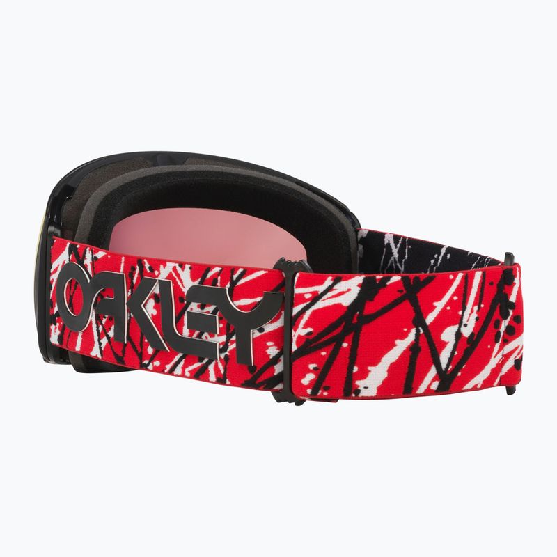Gogle narciarskie Oakley Flight Deck L red eddie/prizm snow torch iridium 4