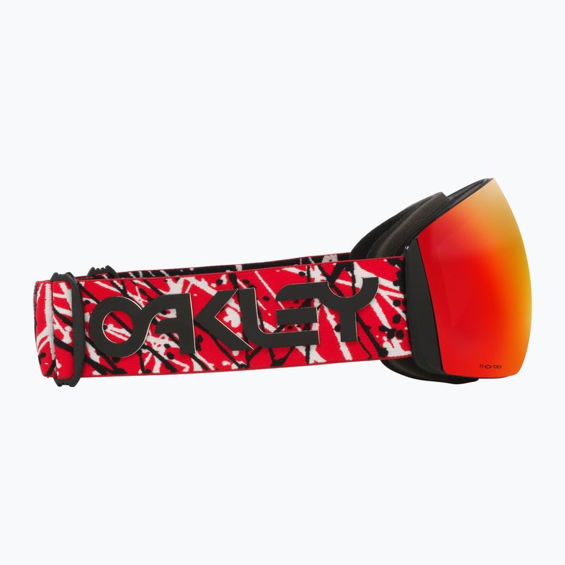 Gogle narciarskie Oakley Flight Deck L red eddie/prizm snow torch iridium 6