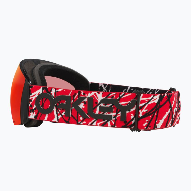 Gogle narciarskie Oakley Flight Deck L red eddie/prizm snow torch iridium 7