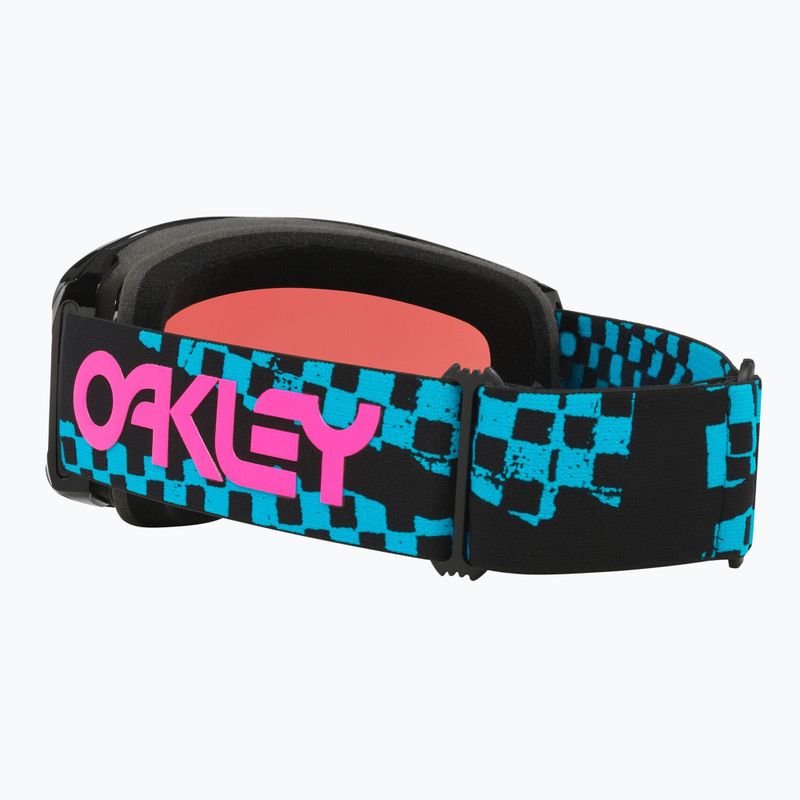 Gogle narciarskie Oakley Line Miner L chex black/prizm snow sapphire iridium 4