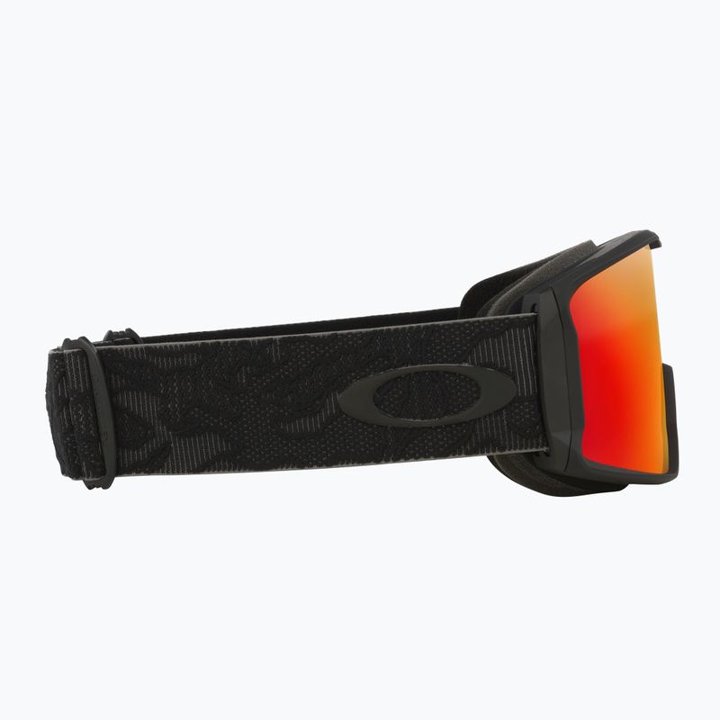 Gogle narciarskie Oakley Line Miner L black camo/prizm snow torch iridium 6