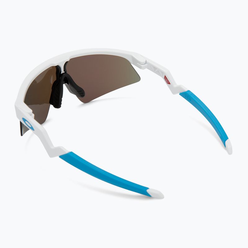 Okulary przeciwsłoneczne dziecięce Oakley Resistor Sweep polished white/prizm sapphire 2