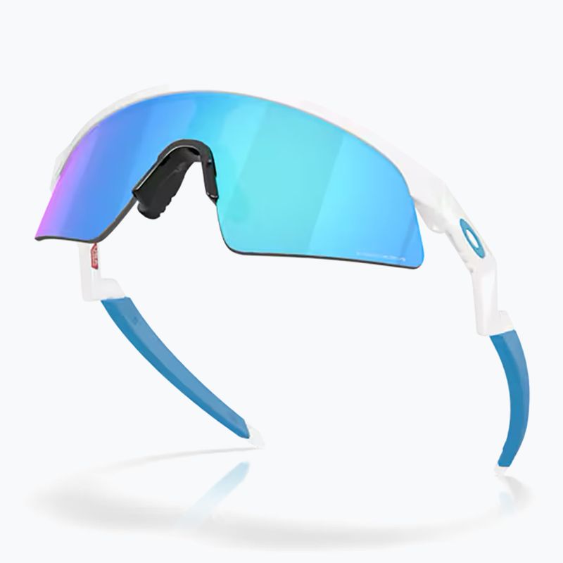 Okulary przeciwsłoneczne dziecięce Oakley Resistor Sweep polished white/prizm sapphire 4
