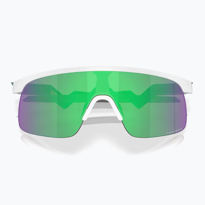Okulary przeciwsłoneczne dziecięce Oakley Resistor matte white/prizm jade 3