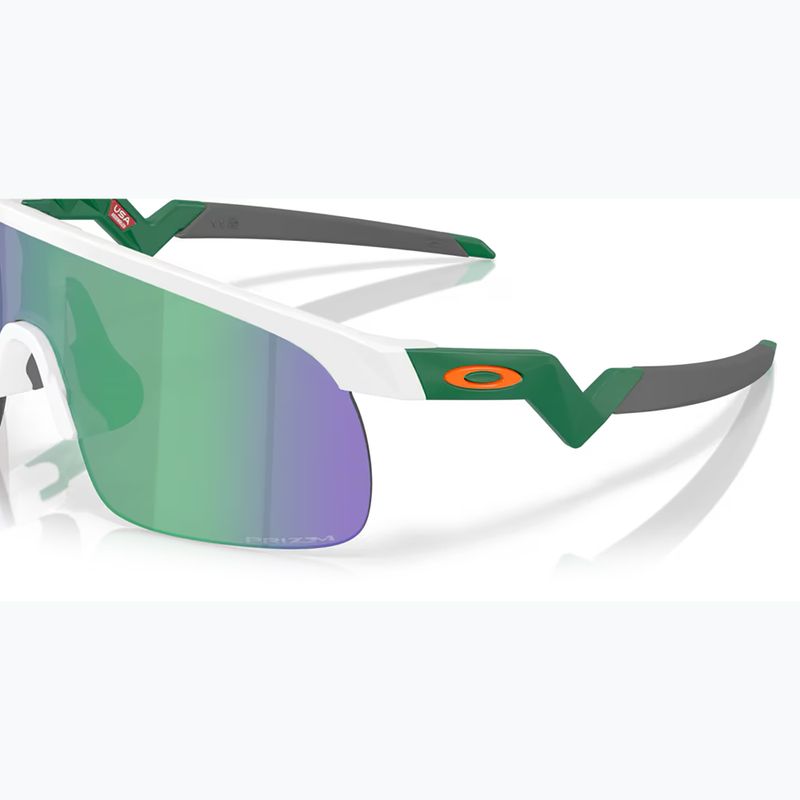 Okulary przeciwsłoneczne dziecięce Oakley Resistor matte white/prizm jade 6