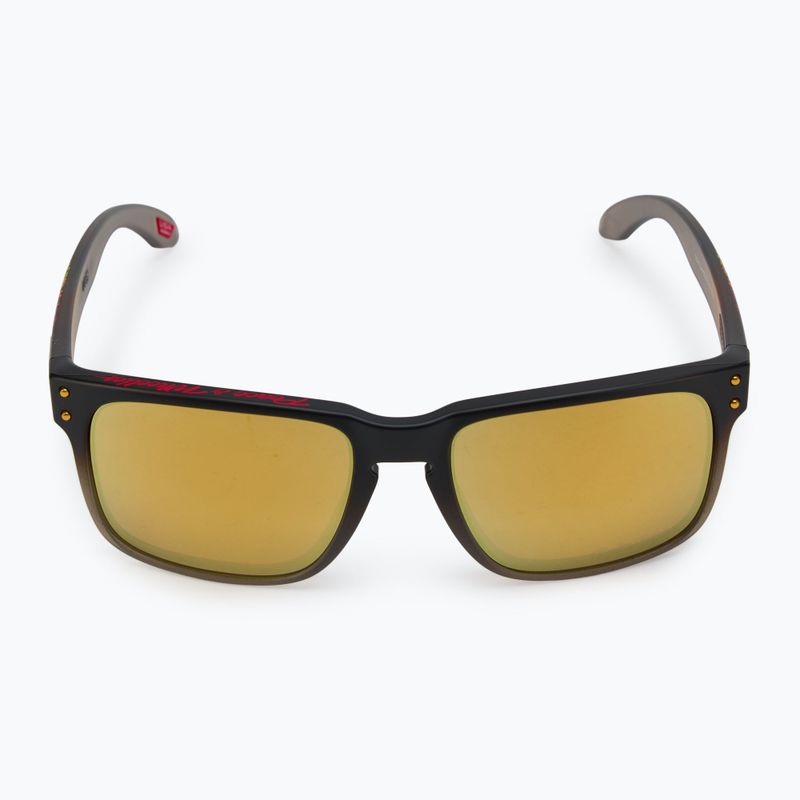 Okulary przeciwsłoneczne Oakley Holbrook troy lee design black fade/prizm 24k polarized 3