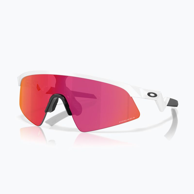 Okulary przeciwsłoneczne dziecięce Oakley Resistor Sweep polished white/prizm field