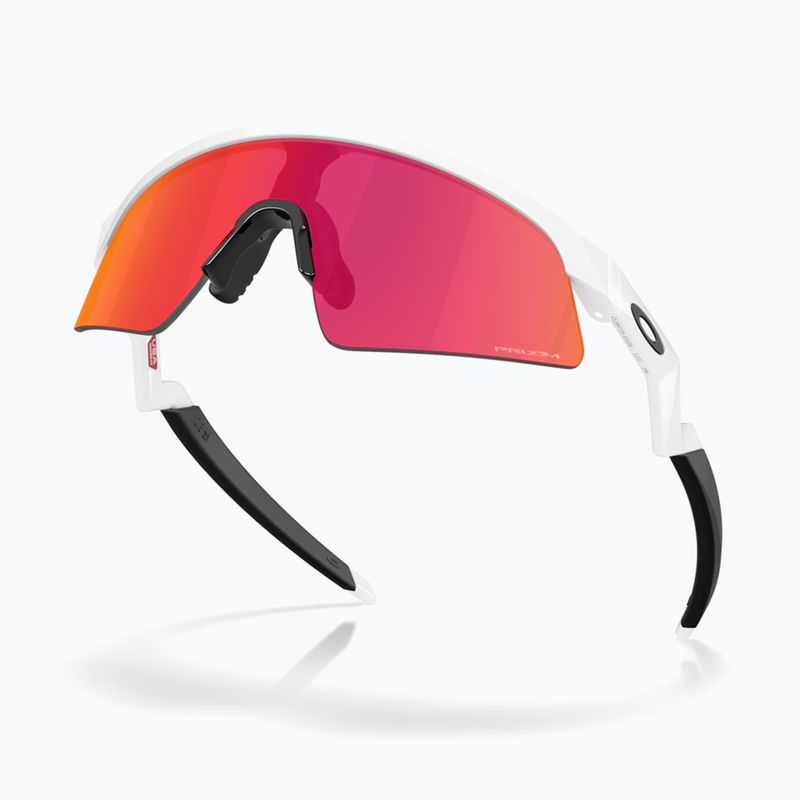 Okulary przeciwsłoneczne dziecięce Oakley Resistor Sweep polished white/prizm field 4