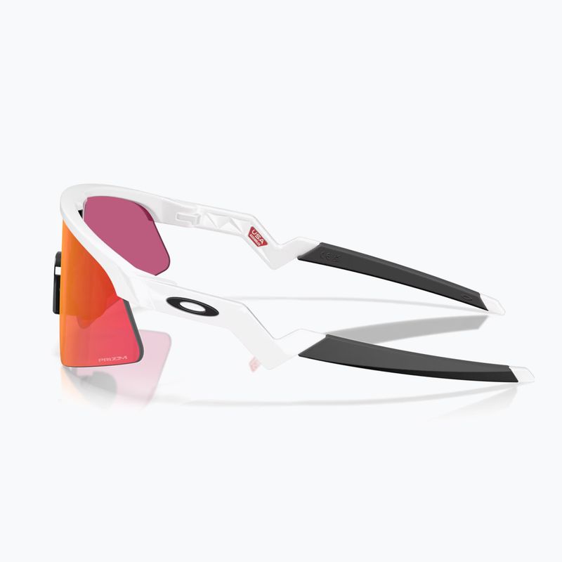 Okulary przeciwsłoneczne dziecięce Oakley Resistor Sweep polished white/prizm field 5