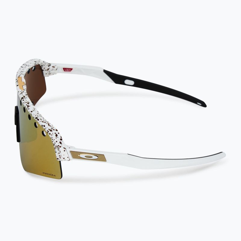 Okulary przeciwsłoneczne Oakley Sutro Lite Sweep Mathieu Van Der Poel bronze splatter/prizm 24k 4